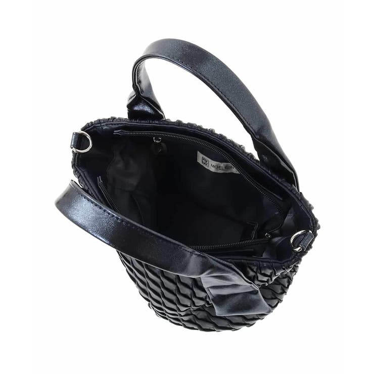 [2WAY]リンクルデザインシャイニーハンドルバッグ | MK MICHEL KLEIN BAG | 詳細画像11 
