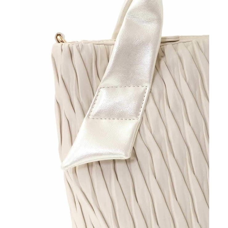 [2WAY]リンクルデザインシャイニーハンドルバッグ | MK MICHEL KLEIN BAG | 詳細画像13 