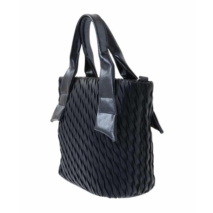 [2WAY]リンクルデザインシャイニーハンドルバッグ | MK MICHEL KLEIN BAG | 詳細画像3 