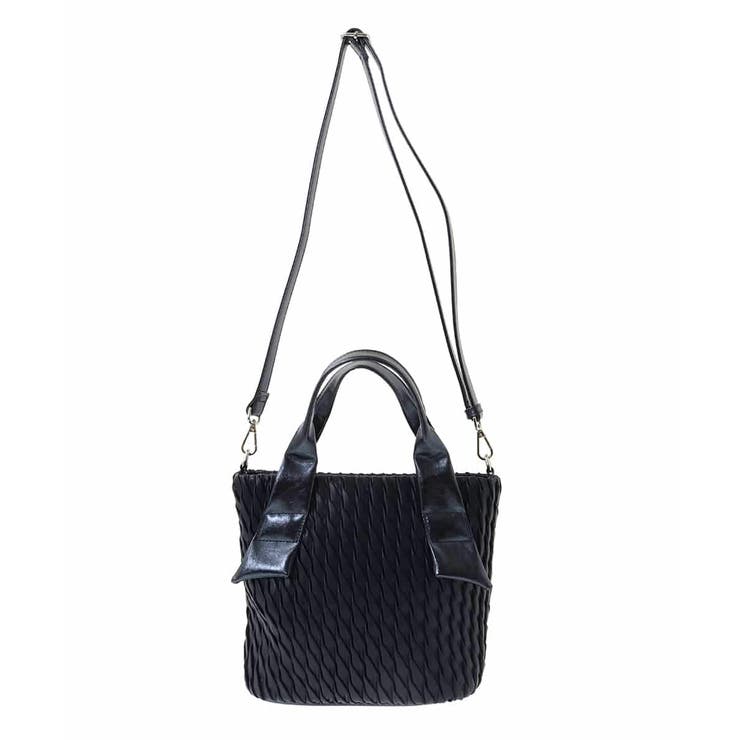 [2WAY]リンクルデザインシャイニーハンドルバッグ | MK MICHEL KLEIN BAG | 詳細画像5 