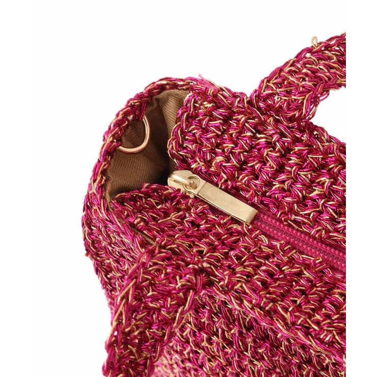 [2WAY]メタリックメッシュコンパクトバッグ | MK MICHEL KLEIN BAG | 詳細画像6 