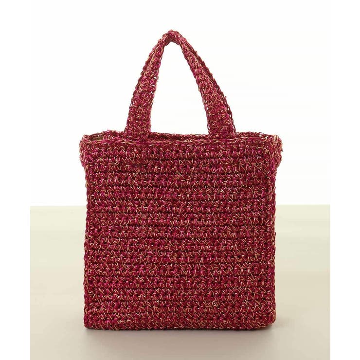 ピンク | [2WAY]メタリックメッシュコンパクトバッグ | MK MICHEL KLEIN BAG