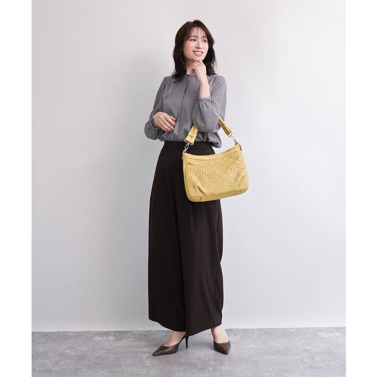 [2WAY]パンチングレイヤーデザインバッグ | MK MICHEL KLEIN BAG | 詳細画像21 