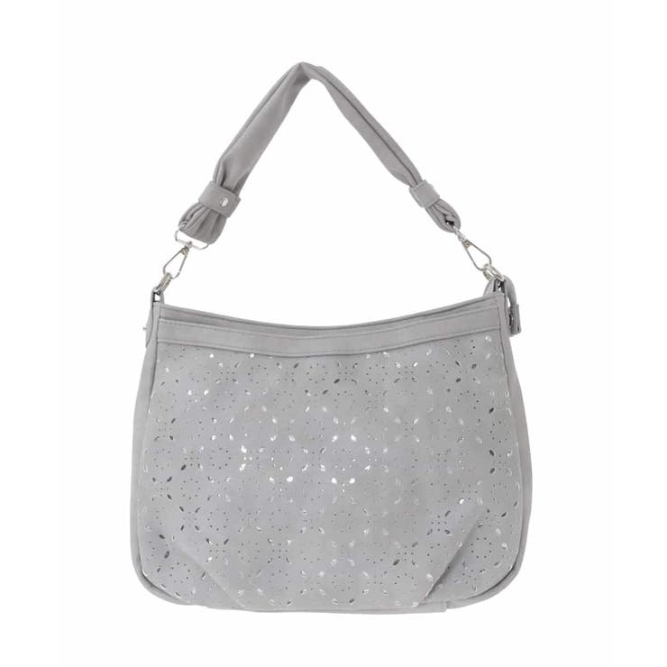 ライトグレー | [2WAY]パンチングレイヤーデザインバッグ | MK MICHEL KLEIN BAG