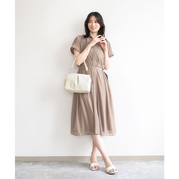 [2WAY]編み柄デザインワンハンドルバッグ | MK MICHEL KLEIN BAG | 詳細画像17 