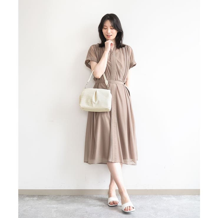 [2WAY]編み柄デザインワンハンドルバッグ | MK MICHEL KLEIN BAG | 詳細画像18 