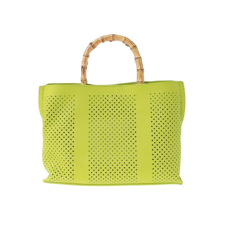 [2WAY]バンブーハンドルパンチングバッグ | MK MICHEL KLEIN BAG | 詳細画像13 