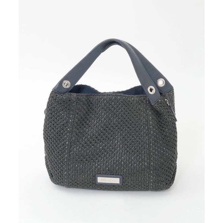 ブラック | [2WAY]サイドファスナーコンパクトメッシュトートバッグ | MK MICHEL KLEIN BAG
