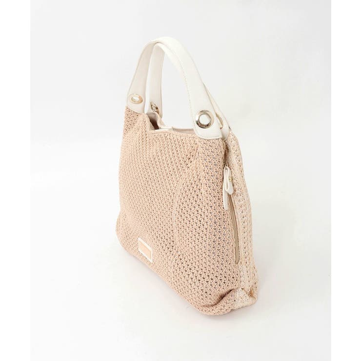 サイドファスナーメッシュデザイントートバッグ | MK MICHEL KLEIN BAG | 詳細画像2 