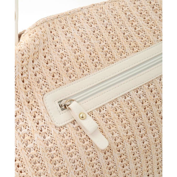 サイドファスナーメッシュデザイントートバッグ | MK MICHEL KLEIN BAG | 詳細画像5 