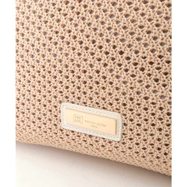 サイドファスナーメッシュデザイントートバッグ | MK MICHEL KLEIN BAG | 詳細画像6 