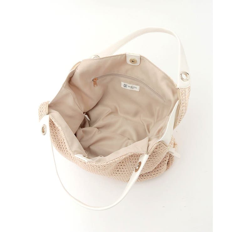 サイドファスナーメッシュデザイントートバッグ | MK MICHEL KLEIN BAG | 詳細画像8 