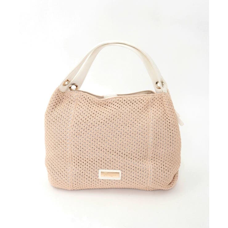 ベージュ | サイドファスナーメッシュデザイントートバッグ | MK MICHEL KLEIN BAG
