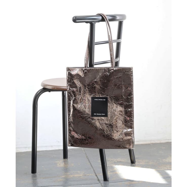 [軽量/A4収納可]合成皮革シンプルロゴトートバッグ | MK MICHEL KLEIN BAG | 詳細画像1 