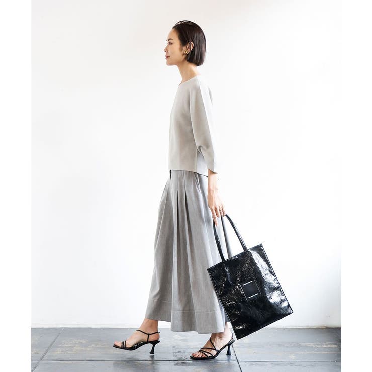 [軽量/A4収納可]合成皮革シンプルロゴトートバッグ | MK MICHEL KLEIN BAG | 詳細画像16 