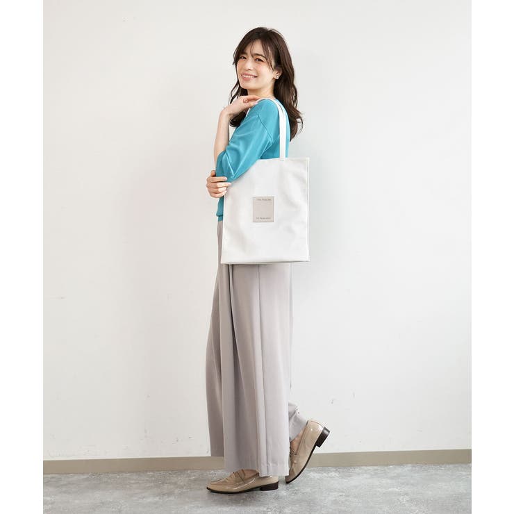 [軽量/A4収納可]合成皮革シンプルロゴトートバッグ | MK MICHEL KLEIN BAG | 詳細画像18 