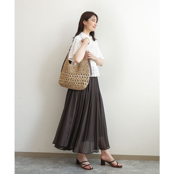 ワンハンドルメッシュペーパーバッグ | MK MICHEL KLEIN BAG | 詳細画像11 