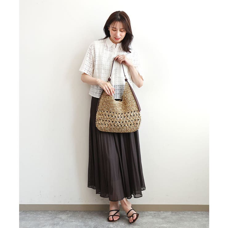 ワンハンドルメッシュペーパーバッグ | MK MICHEL KLEIN BAG | 詳細画像13 