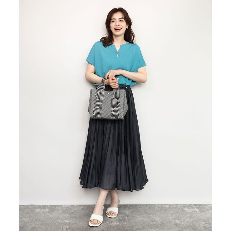 [2WAY/インバッグ付き]ヘリンボーンハンドルミニトートバッグ | MK MICHEL KLEIN BAG | 詳細画像16 
