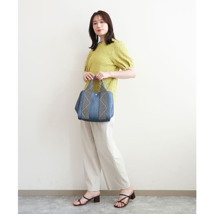[2WAY/インバッグ付き]ヘリンボーンハンドルミニトートバッグ | MK MICHEL KLEIN BAG | 詳細画像20 