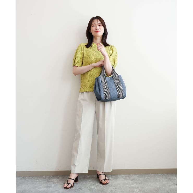 [2WAY/インバッグ付き]ヘリンボーンハンドルミニトートバッグ | MK MICHEL KLEIN BAG | 詳細画像21 