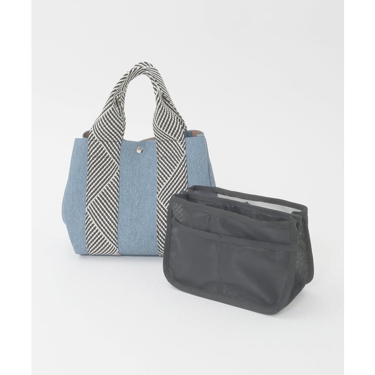 [2WAY/インバッグ付き]ヘリンボーンハンドルミニトートバッグ | MK MICHEL KLEIN BAG | 詳細画像6 