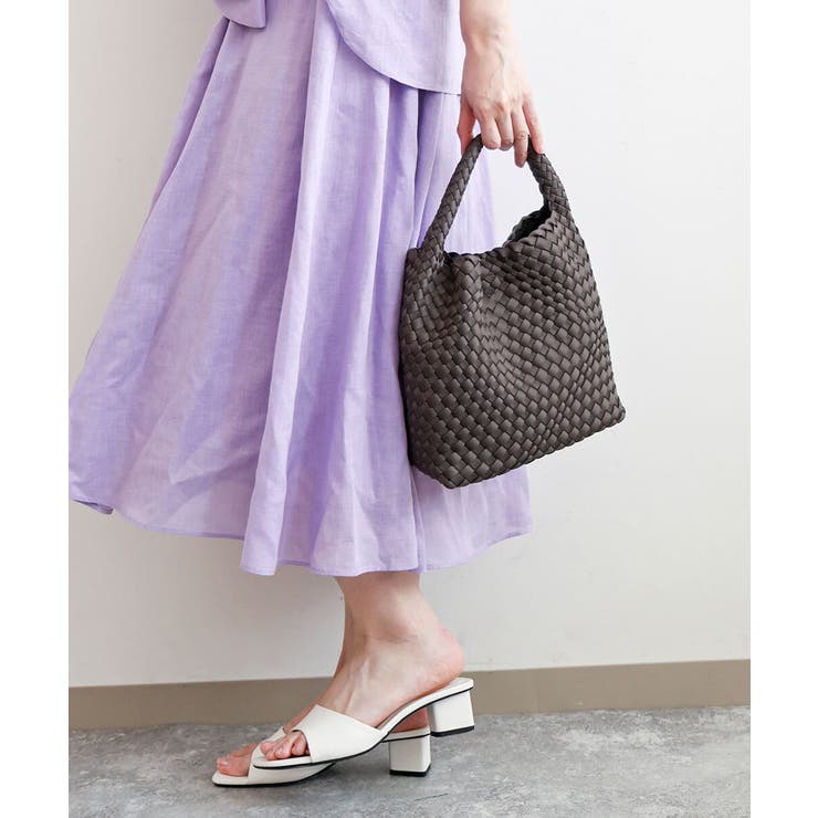 [2WAY/500g以下の軽量]バケツデザインメッシュバッグ | MK MICHEL KLEIN BAG | 詳細画像15 