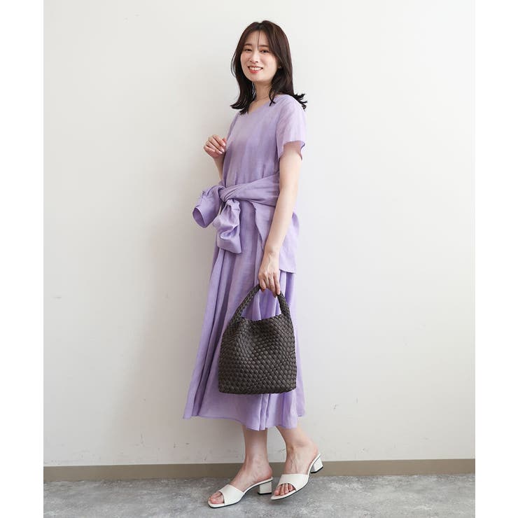 [2WAY/500g以下の軽量]バケツデザインメッシュバッグ | MK MICHEL KLEIN BAG | 詳細画像17 