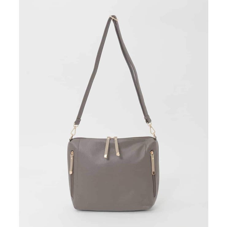 [2WAY]合成皮革パンチングワンショルダースクエアバッグ | MK MICHEL KLEIN BAG | 詳細画像4 