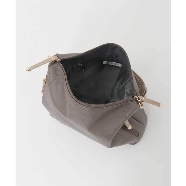 [2WAY]合成皮革パンチングワンショルダースクエアバッグ | MK MICHEL KLEIN BAG | 詳細画像9 