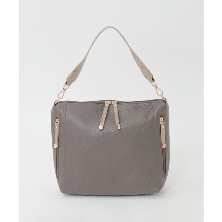ブラウン | [2WAY]合成皮革パンチングワンショルダースクエアバッグ | MK MICHEL KLEIN BAG