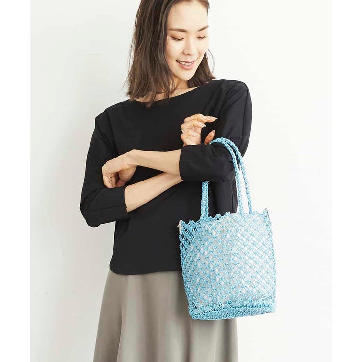 3WAY】ビニール編みトート[品番：ITKW0001395]｜MK MICHEL KLEIN BAG 