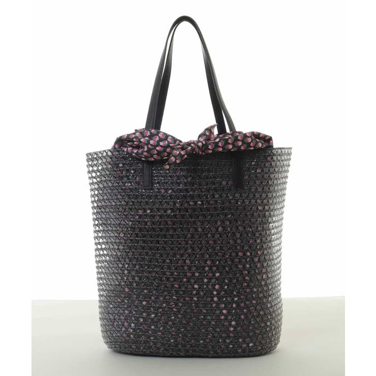 ブラック | [インナー巾着付き]メッシュトートバッグ | MK MICHEL KLEIN BAG