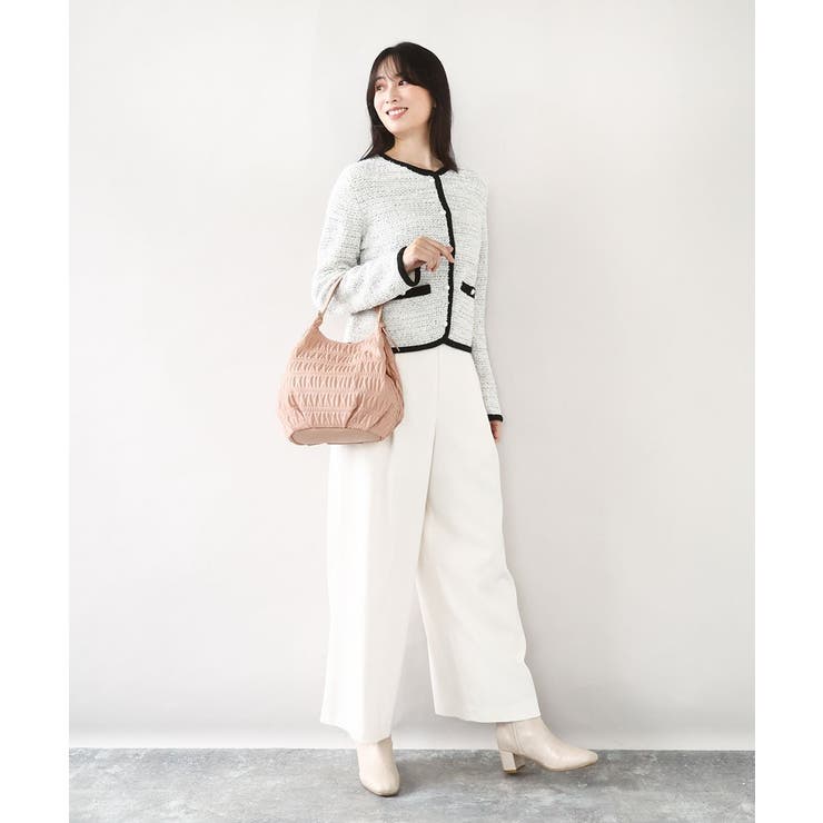 [2WAY]ギャザーデザインバッグ | MK MICHEL KLEIN BAG | 詳細画像17 