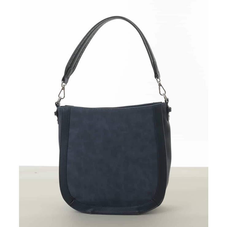 ネイビー | [2WAY]ラウンドワンハンドルバッグ | MK MICHEL KLEIN BAG