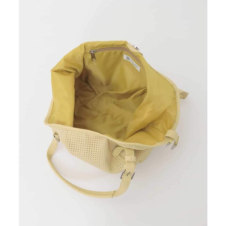 [2WAY/500g以下の軽量]ベルトデザインパンチングトート | MK MICHEL KLEIN BAG | 詳細画像10 