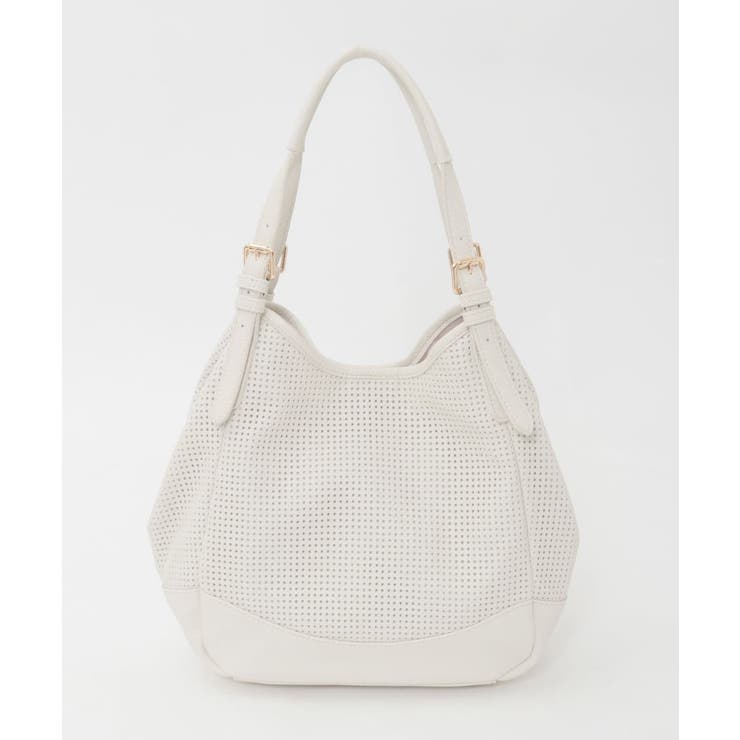 [2WAY/500g以下の軽量]ベルトデザインパンチングトート | MK MICHEL KLEIN BAG | 詳細画像12 