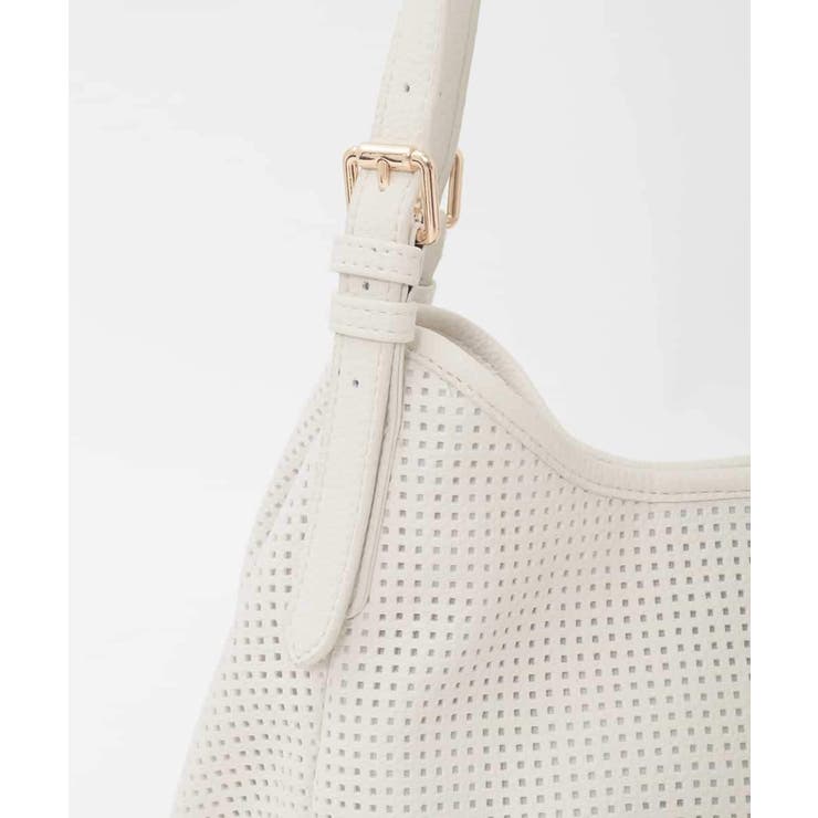 [2WAY/500g以下の軽量]ベルトデザインパンチングトート | MK MICHEL KLEIN BAG | 詳細画像13 