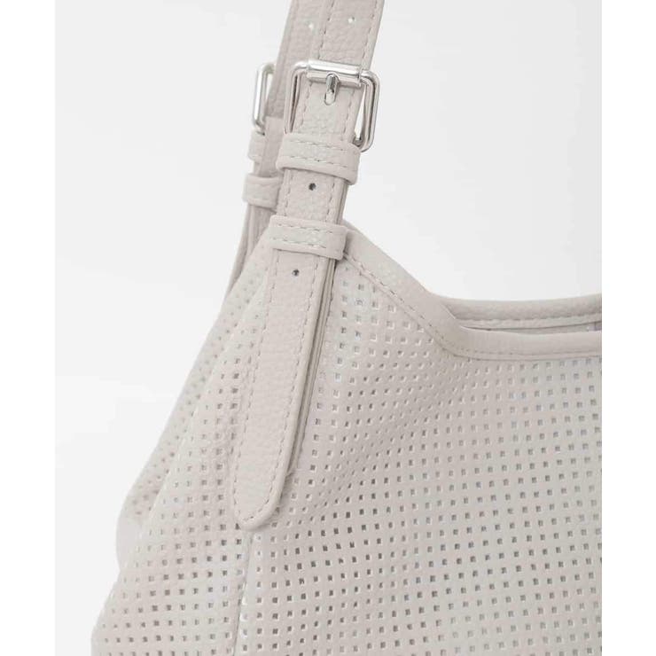 [2WAY/500g以下の軽量]ベルトデザインパンチングトート | MK MICHEL KLEIN BAG | 詳細画像16 