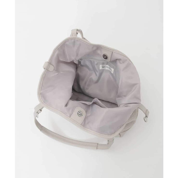 [2WAY/500g以下の軽量]ベルトデザインパンチングトート | MK MICHEL KLEIN BAG | 詳細画像17 