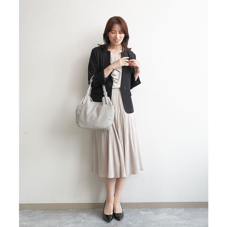 [2WAY/500g以下の軽量]ベルトデザインパンチングトート | MK MICHEL KLEIN BAG | 詳細画像24 
