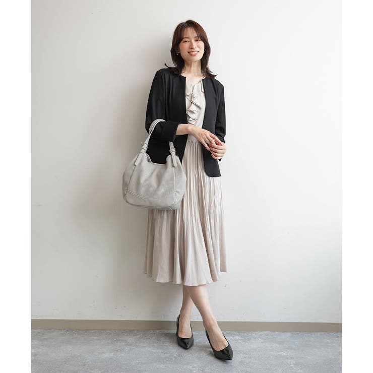 [2WAY/500g以下の軽量]ベルトデザインパンチングトート | MK MICHEL KLEIN BAG | 詳細画像25 