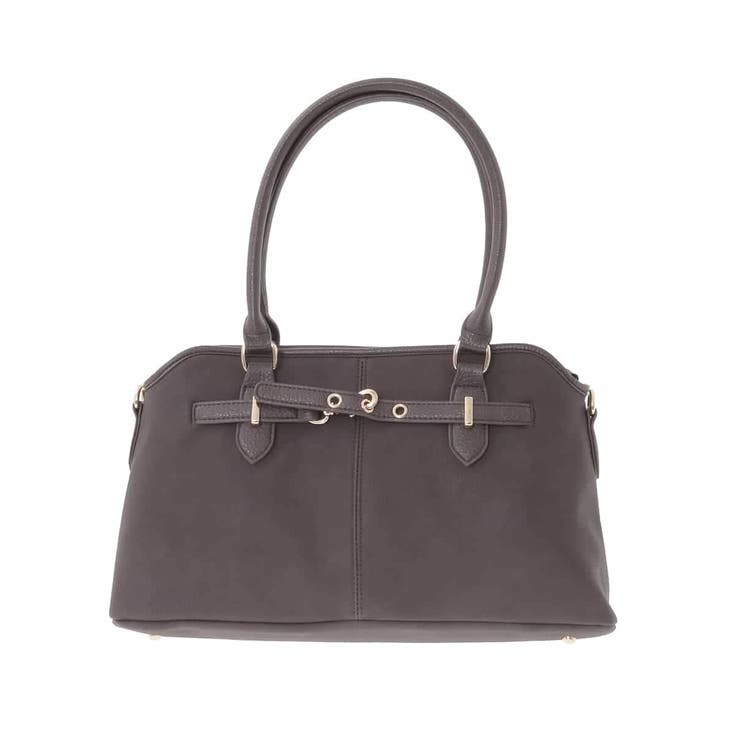 ブラウン | [2WAY]ワイドスクエアベルトトートバッグ | MK MICHEL KLEIN BAG