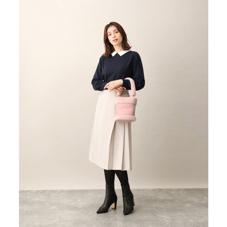 [2WAY]合成皮革ミニバケツバッグ | MK MICHEL KLEIN BAG | 詳細画像23 