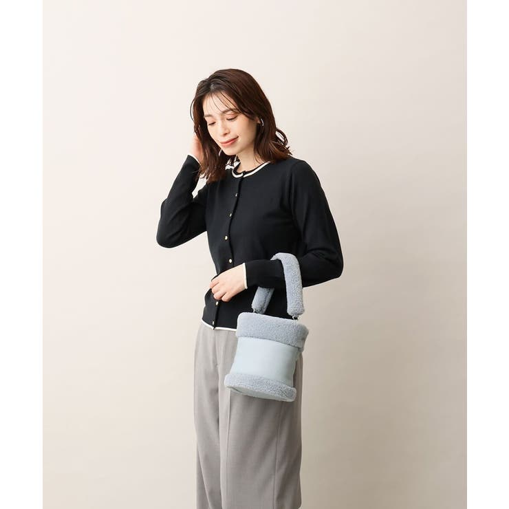 ライトブルー | [2WAY]合成皮革ミニバケツバッグ | MK MICHEL KLEIN BAG