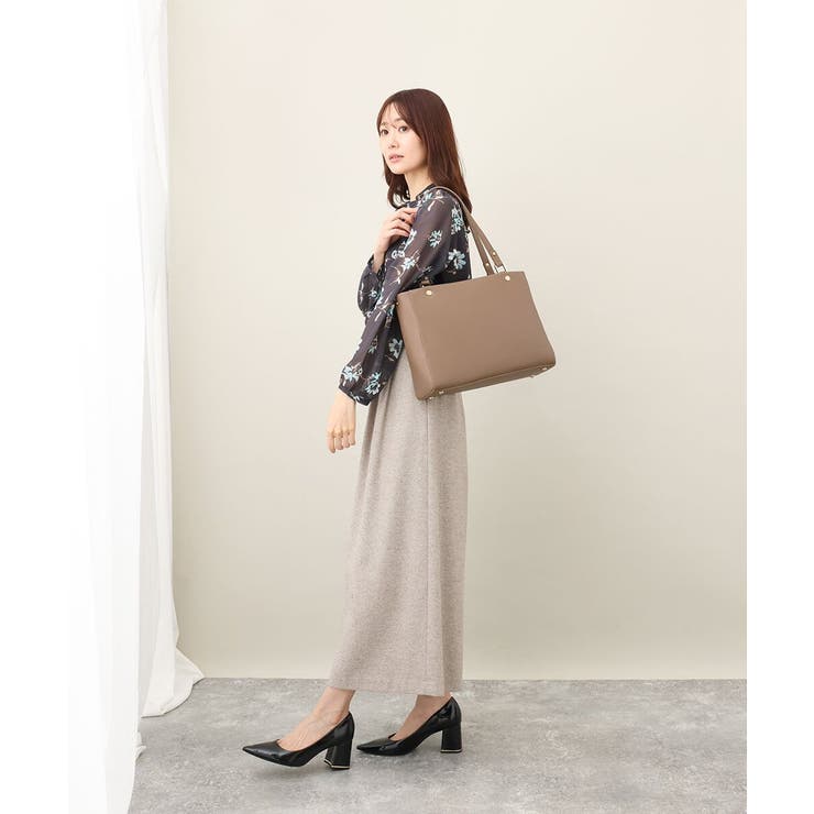 [2WAY]メタルリベットデザイントートバッグ | MK MICHEL KLEIN BAG | 詳細画像14 