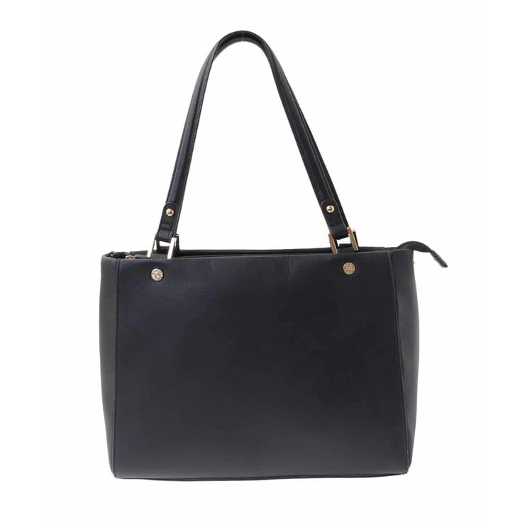 ブラック | [2WAY]メタルリベットデザイントートバッグ | MK MICHEL KLEIN BAG