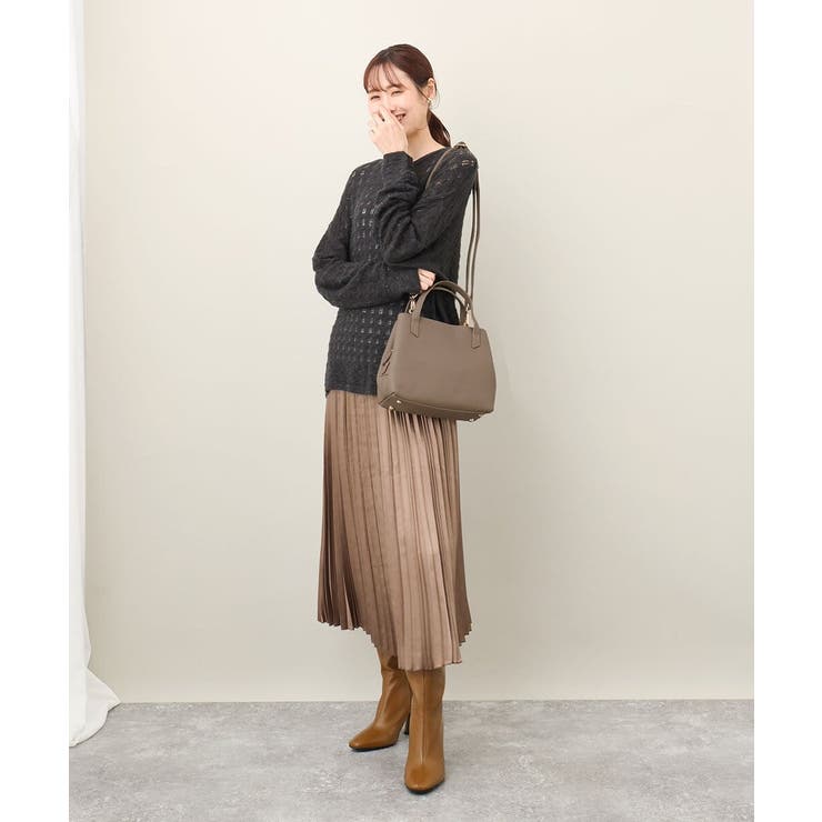 [2WAY]スクエアコンパクトトートバッグ | MK MICHEL KLEIN BAG | 詳細画像17 