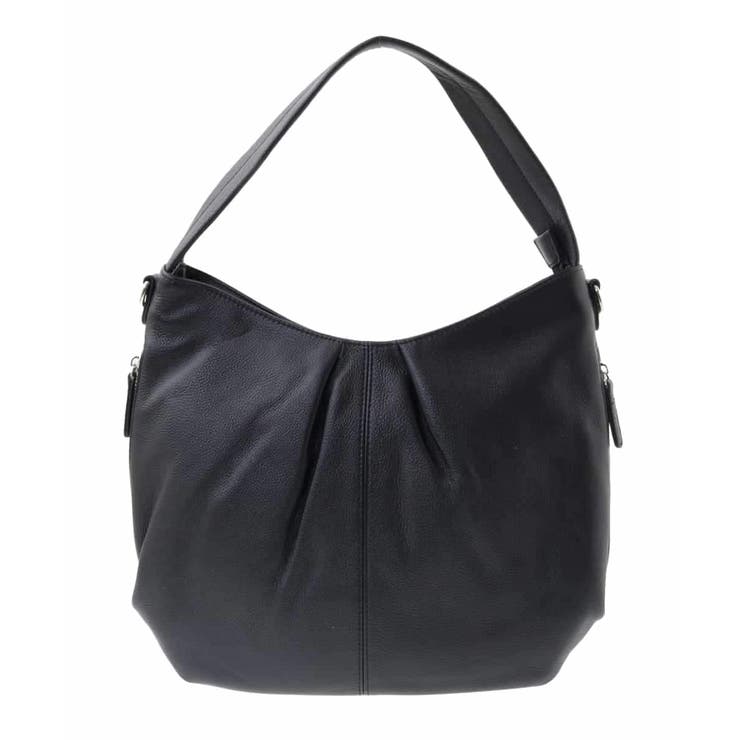 ブラック | [2WAY]サイドファスナーラウンドトートバッグ | MK MICHEL KLEIN BAG