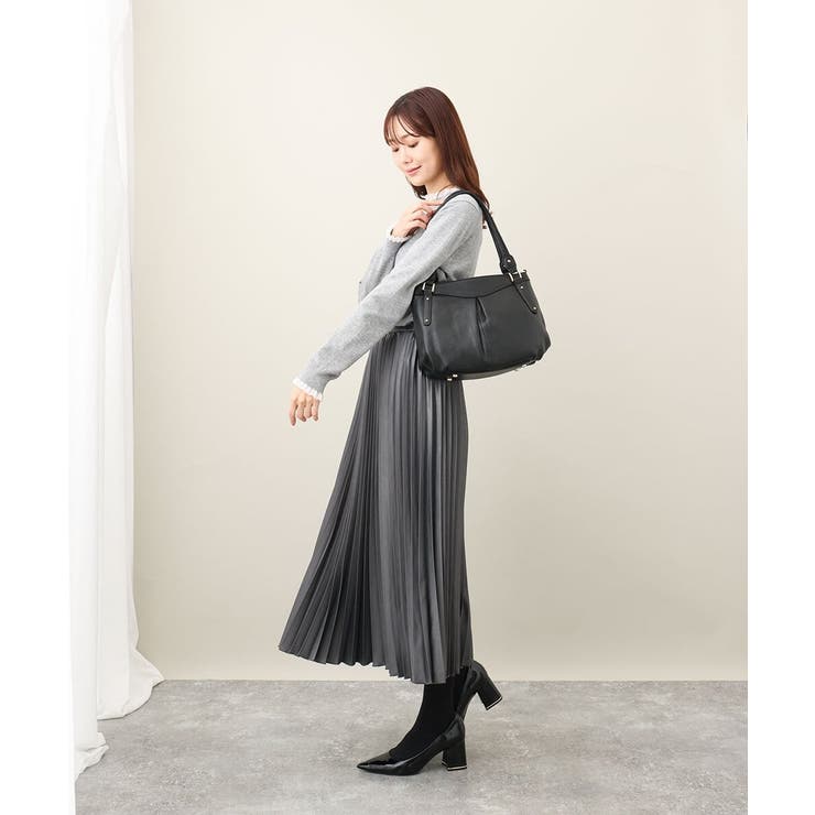 [2WAY]フロントタックラウンドトートバッグ | MK MICHEL KLEIN BAG | 詳細画像14 